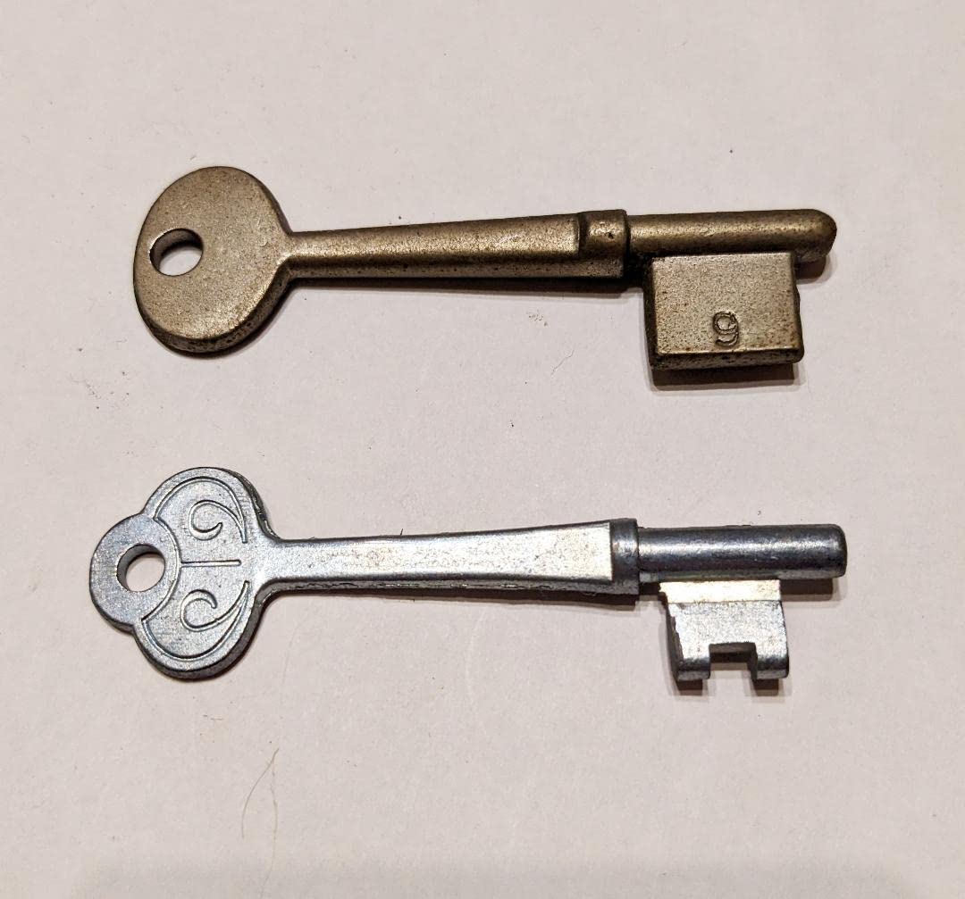 Amazon.co.jp: Antique Key, Blank Key, Stick Key, Set of 2, Showa